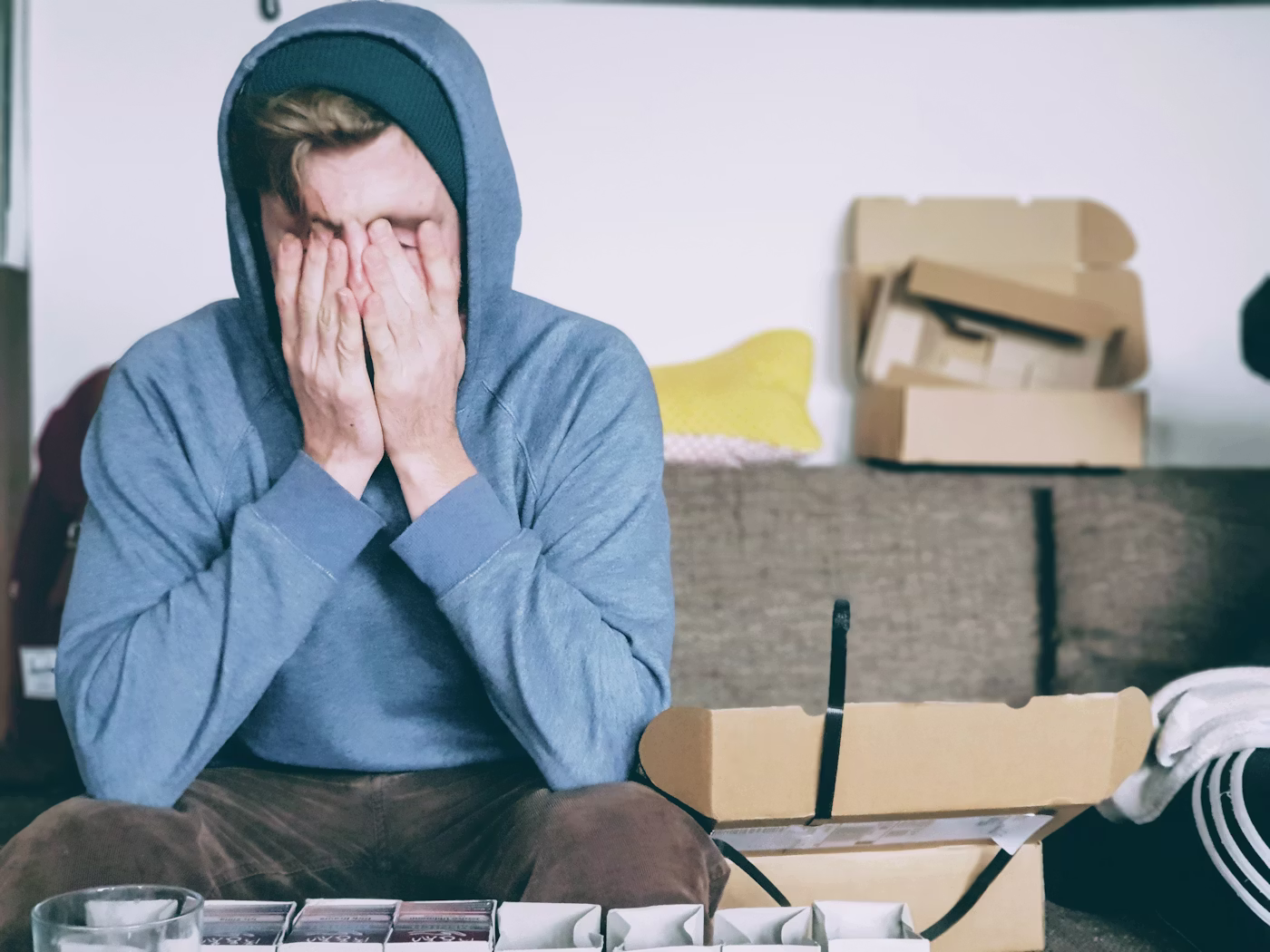 Person reflecting quietly, representing common depression symptoms